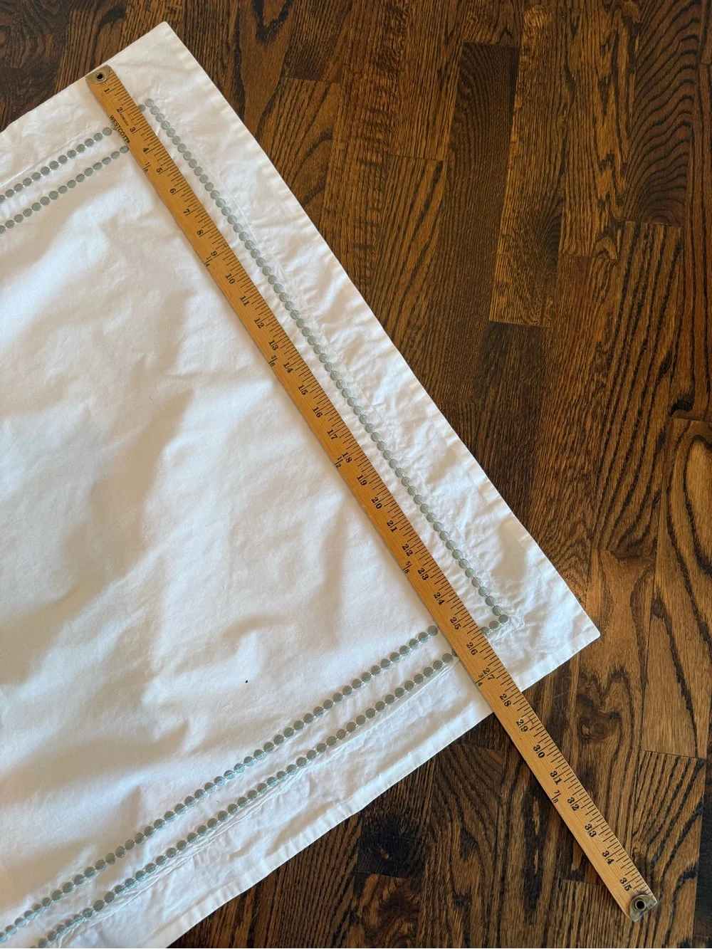 Pottery barn pearl organic cotton Euro shams set of two silver sage in color